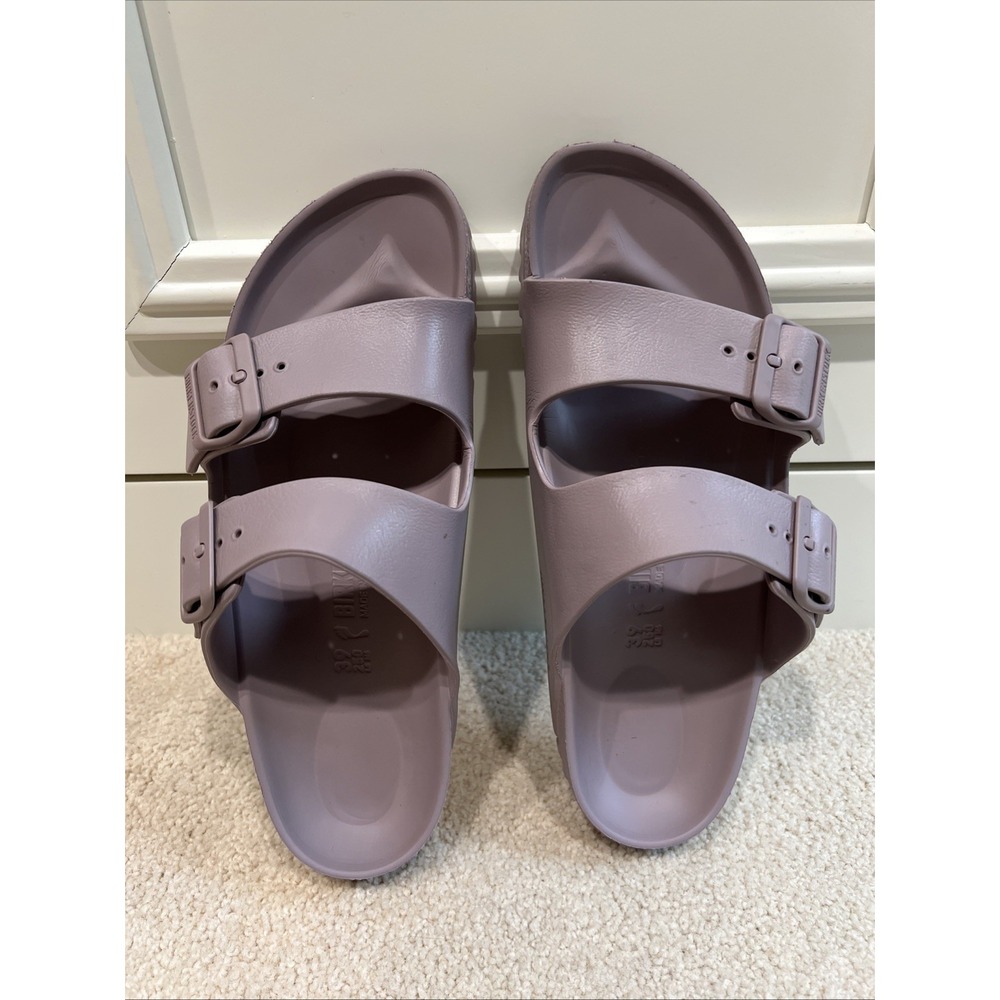 Birkenstock Arizona Eva Sandals Size 39 Lavender Purple Rubber Boho US 8 8.5